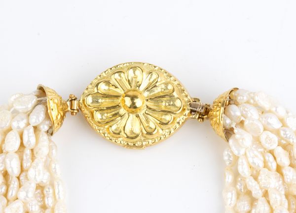 Collana di perle di fiume  - Asta Gioielli e Argenti Moderni e Contemporanei - Associazione Nazionale - Case d'Asta italiane