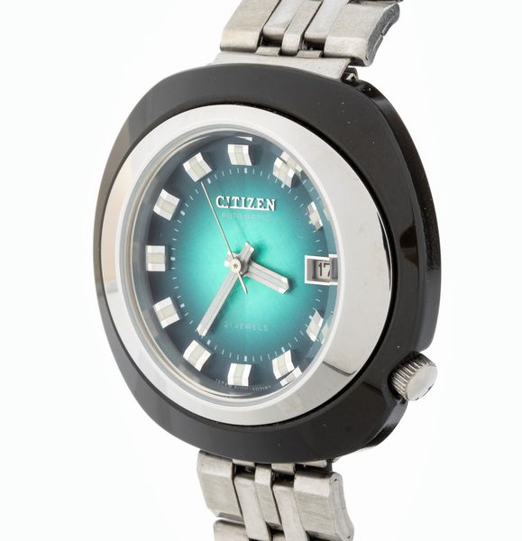 CITIZEN: orologio polso in acciaio, anni '70  - Asta Gioielli e Argenti Moderni e Contemporanei - Associazione Nazionale - Case d'Asta italiane