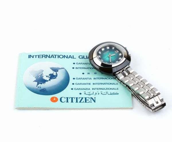 CITIZEN: orologio polso in acciaio, anni '70  - Asta Gioielli e Argenti Moderni e Contemporanei - Associazione Nazionale - Case d'Asta italiane