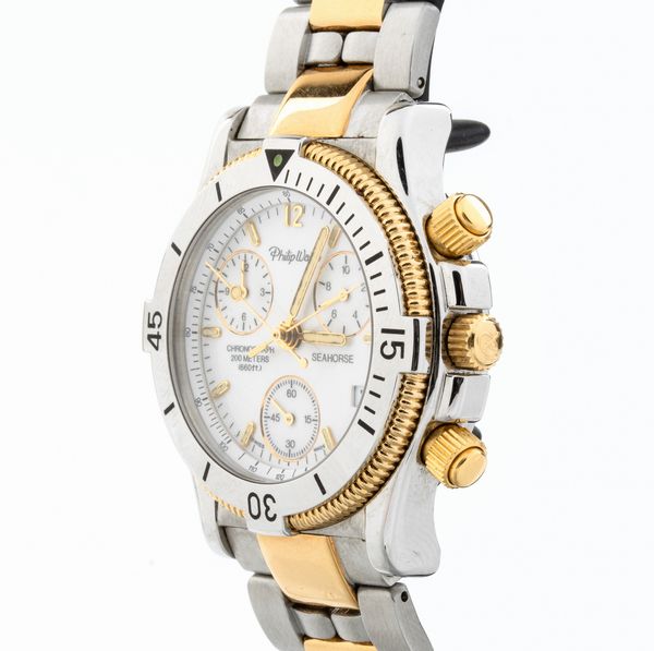 PHILIP WATCH: orologio polso cronografo in acciaio  - Asta Gioielli e Argenti Moderni e Contemporanei - Associazione Nazionale - Case d'Asta italiane