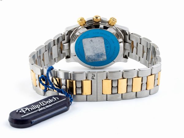 PHILIP WATCH: orologio polso cronografo in acciaio  - Asta Gioielli e Argenti Moderni e Contemporanei - Associazione Nazionale - Case d'Asta italiane