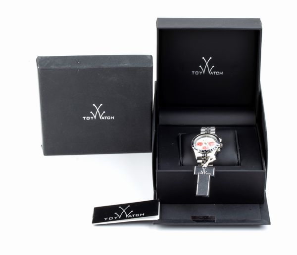TOY WATCH: orologio polso cronografo in acciaio  - Asta Gioielli e Argenti Moderni e Contemporanei - Associazione Nazionale - Case d'Asta italiane