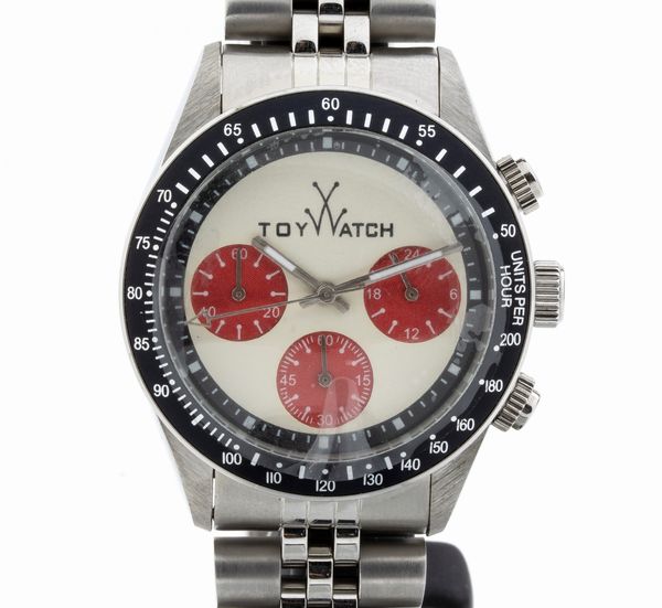 TOY WATCH: orologio polso cronografo in acciaio  - Asta Gioielli e Argenti Moderni e Contemporanei - Associazione Nazionale - Case d'Asta italiane