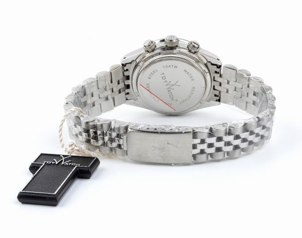 TOY WATCH: orologio polso cronografo in acciaio  - Asta Gioielli e Argenti Moderni e Contemporanei - Associazione Nazionale - Case d'Asta italiane