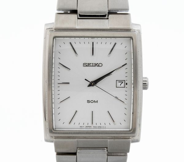 SEIKO: orologio polso in acciaio  - Asta Gioielli e Argenti Moderni e Contemporanei - Associazione Nazionale - Case d'Asta italiane