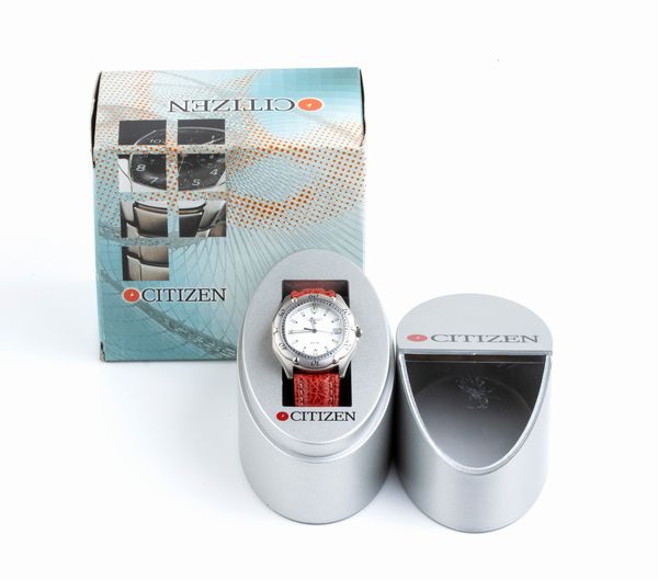 CITIZEN: orologio polso in acciaio  - Asta Gioielli e Argenti Moderni e Contemporanei - Associazione Nazionale - Case d'Asta italiane