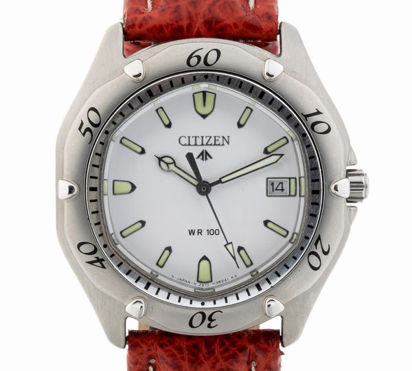 CITIZEN: orologio polso in acciaio  - Asta Gioielli e Argenti Moderni e Contemporanei - Associazione Nazionale - Case d'Asta italiane