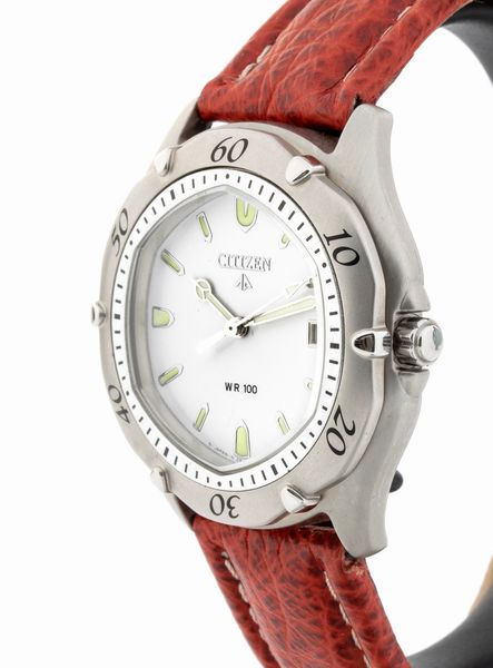 CITIZEN: orologio polso in acciaio  - Asta Gioielli e Argenti Moderni e Contemporanei - Associazione Nazionale - Case d'Asta italiane