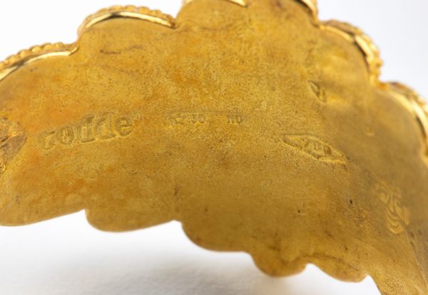 Coppia di anelli sardi in oro  - Asta Gioielli e Argenti Moderni e Contemporanei - Associazione Nazionale - Case d'Asta italiane