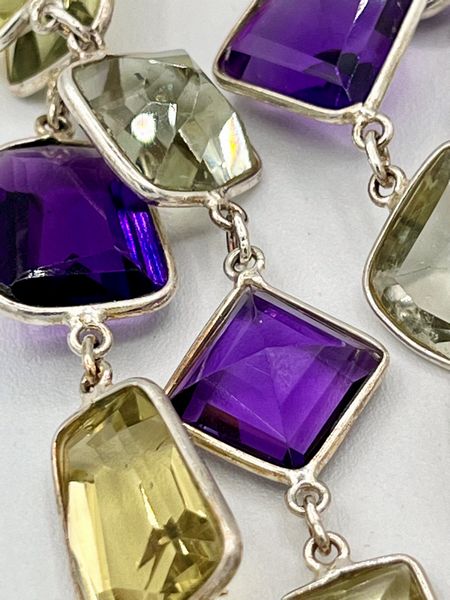 Lungo girocollo con quarzi  - Asta Gioielli e Argenti Moderni e Contemporanei - Associazione Nazionale - Case d'Asta italiane