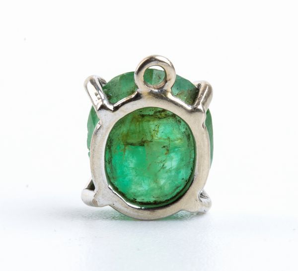 Pendente in oro con smeraldo  - Asta Gioielli e Argenti Moderni e Contemporanei - Associazione Nazionale - Case d'Asta italiane