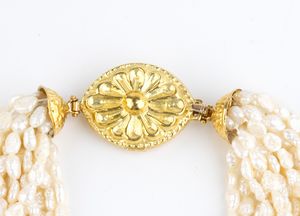 Collana di perle di fiume  - Asta Gioielli e Argenti Moderni e Contemporanei - Associazione Nazionale - Case d'Asta italiane