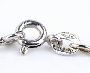 Collier in oro con diamanti - Anni '50  - Asta Gioielli e Argenti Moderni e Contemporanei - Associazione Nazionale - Case d'Asta italiane