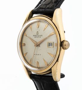 BREITLING: orologio polso in metallo, anni '60  - Asta Gioielli e Argenti Moderni e Contemporanei - Associazione Nazionale - Case d'Asta italiane