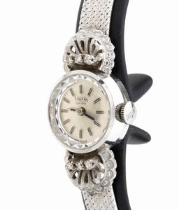UNITAS: orologio Lady in oro e brillanti, anni' 50  - Asta Gioielli e Argenti Moderni e Contemporanei - Associazione Nazionale - Case d'Asta italiane