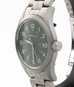 HAMILTON KHAKI: orologio polso acciaio  - Asta Gioielli e Argenti Moderni e Contemporanei - Associazione Nazionale - Case d'Asta italiane
