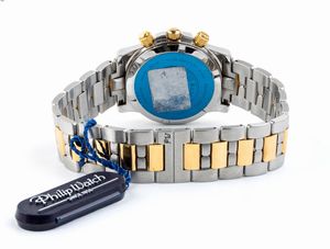 PHILIP WATCH: orologio polso cronografo in acciaio  - Asta Gioielli e Argenti Moderni e Contemporanei - Associazione Nazionale - Case d'Asta italiane
