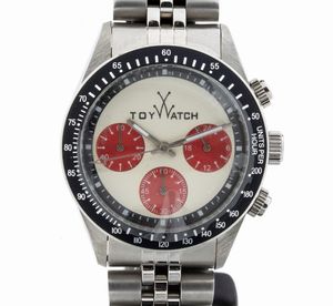 TOY WATCH: orologio polso cronografo in acciaio  - Asta Gioielli e Argenti Moderni e Contemporanei - Associazione Nazionale - Case d'Asta italiane