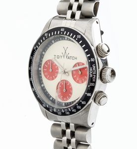 TOY WATCH: orologio polso cronografo in acciaio  - Asta Gioielli e Argenti Moderni e Contemporanei - Associazione Nazionale - Case d'Asta italiane