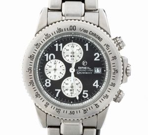 BREIL: orologio polso cronografo in acciaio  - Asta Gioielli e Argenti Moderni e Contemporanei - Associazione Nazionale - Case d'Asta italiane
