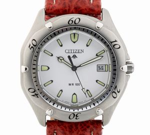 CITIZEN: orologio polso in acciaio  - Asta Gioielli e Argenti Moderni e Contemporanei - Associazione Nazionale - Case d'Asta italiane