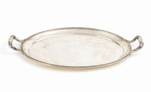 Coppia di vassoi in argento - Italia XX secolo, argentiere Luigi Calegaro  - Asta Gioielli e Argenti Moderni e Contemporanei - Associazione Nazionale - Case d'Asta italiane