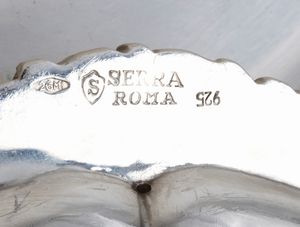 Dodici piatti da pane - Argentiere Ilario Pradella, seconda met del XX secolo  - Asta Gioielli e Argenti Moderni e Contemporanei - Associazione Nazionale - Case d'Asta italiane