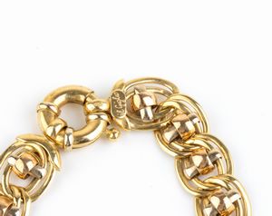 Girocollo a maglie concatenate in oro  - Asta Gioielli e Argenti Moderni e Contemporanei - Associazione Nazionale - Case d'Asta italiane