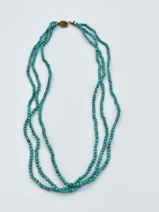 Collana con turchese  - Asta Gioielli e Argenti Moderni e Contemporanei - Associazione Nazionale - Case d'Asta italiane