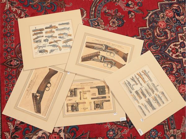 Armi da fuoco  - Asta Una collezione di stampe - parte II - Associazione Nazionale - Case d'Asta italiane