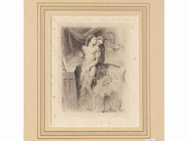 Paul-Emile Bécat : Scene erotiche  - Asta Una collezione di stampe - parte II - Associazione Nazionale - Case d'Asta italiane