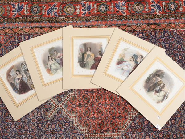 Dame alla toilette  - Asta Una collezione di stampe - parte II - Associazione Nazionale - Case d'Asta italiane