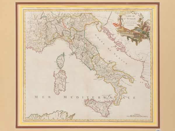 Robert de Vaugondy : Carte de l'Italie  - Asta Una collezione di stampe - parte II - Associazione Nazionale - Case d'Asta italiane