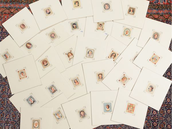 Attrici  - Asta Una collezione di stampe - parte II - Associazione Nazionale - Case d'Asta italiane