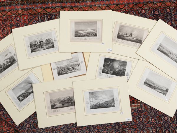 Celebri battaglie del XIX secolo  - Asta Una collezione di stampe - parte II - Associazione Nazionale - Case d'Asta italiane