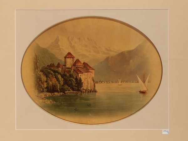 Paesaggi lacustri  - Asta Una collezione di stampe - parte II - Associazione Nazionale - Case d'Asta italiane