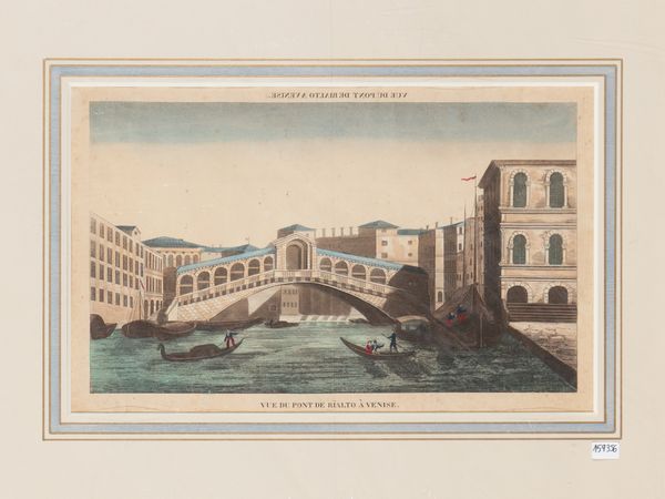 Vue du pont de Rialto � Venise  - Asta Una collezione di stampe - parte II - Associazione Nazionale - Case d'Asta italiane
