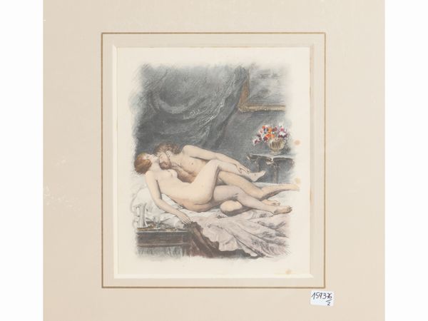 Scene erotiche  - Asta Una collezione di stampe - parte II - Associazione Nazionale - Case d'Asta italiane