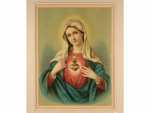La Madonna del Rosario di Pompei  - Asta Una collezione di stampe - parte II - Associazione Nazionale - Case d'Asta italiane