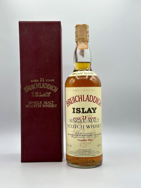 Bruichladdich, Malt Scotch Whisky 21 Years Single  - Asta Whisky & Whiskey and other Fine Spirits - Associazione Nazionale - Case d'Asta italiane