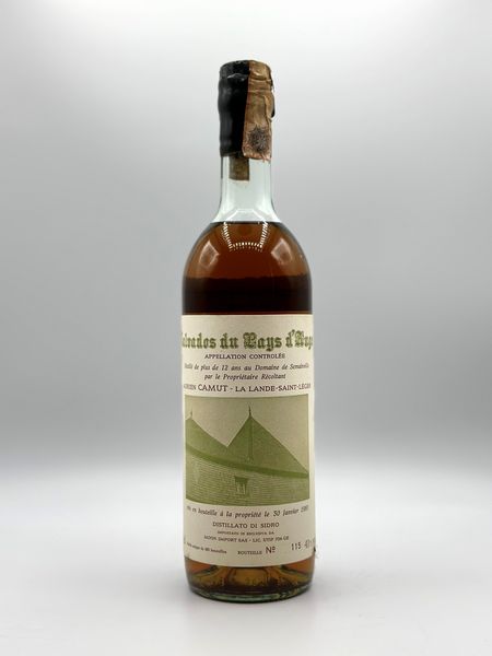 Adrien Camut, Calvados pays auge 12 Years  - Asta Whisky & Whiskey and other Fine Spirits - Associazione Nazionale - Case d'Asta italiane