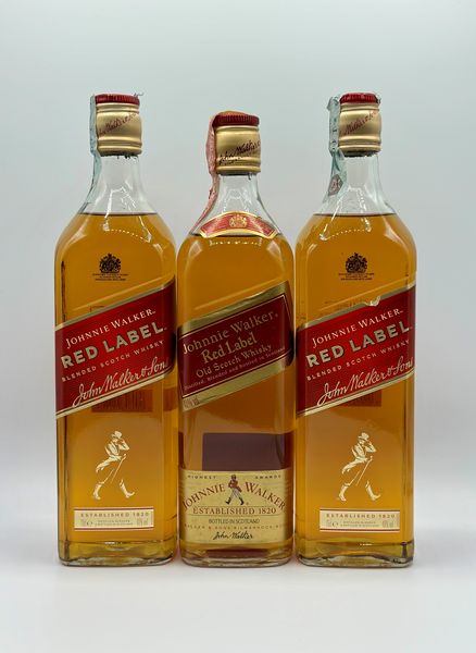 Johnnie Walker Red Label  - Asta Whisky & Whiskey and other Fine Spirits - Associazione Nazionale - Case d'Asta italiane