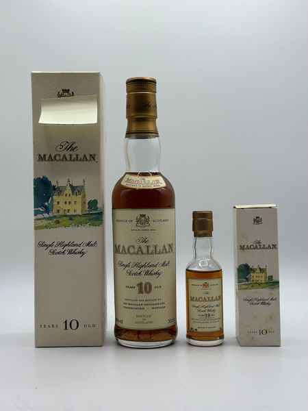 The Macallan Highland Single Malt Scotch Whisky 10 Years Old  - Asta Whisky & Whiskey and other Fine Spirits - Associazione Nazionale - Case d'Asta italiane