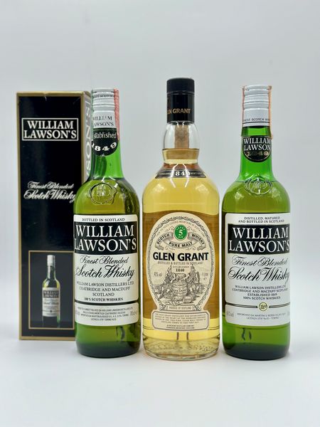 William Lawson's - Glen Grant  - Asta Whisky & Whiskey and other Fine Spirits - Associazione Nazionale - Case d'Asta italiane