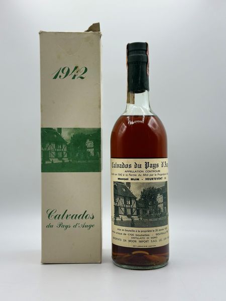 Calvados du Pays d'Auge Marcel Blin 1942  - Asta Whisky & Whiskey and other Fine Spirits - Associazione Nazionale - Case d'Asta italiane