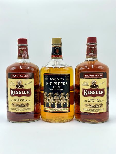 Kessler - Seagram's 100 Pipers  - Asta Whisky & Whiskey and other Fine Spirits - Associazione Nazionale - Case d'Asta italiane