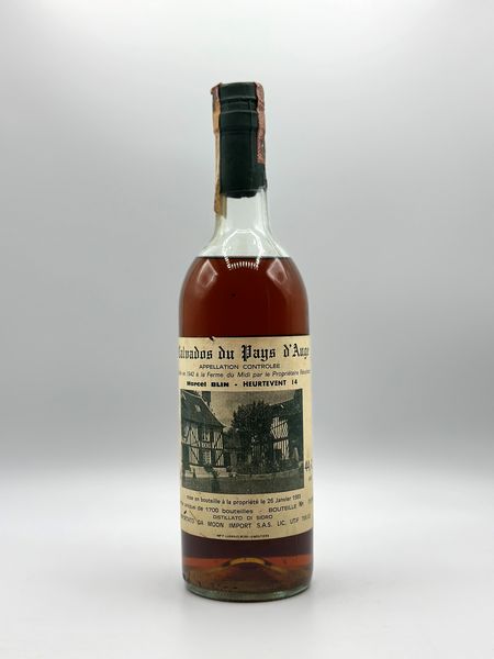 Calvados du Pays d'Auge Marcel Blin 1942  - Asta Whisky & Whiskey and other Fine Spirits - Associazione Nazionale - Case d'Asta italiane