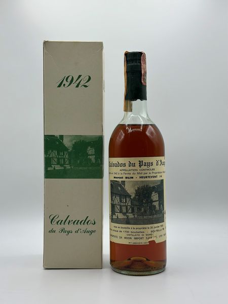 Calvados du Pays d'Auge Marcel Blin 1942  - Asta Whisky & Whiskey and other Fine Spirits - Associazione Nazionale - Case d'Asta italiane