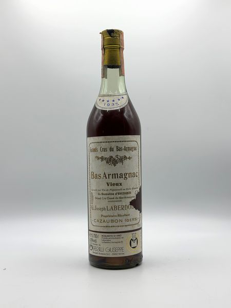 Laberdolive, Bas Armagnac Domaine d'Escoubes 1935  - Asta Whisky & Whiskey and other Fine Spirits - Associazione Nazionale - Case d'Asta italiane