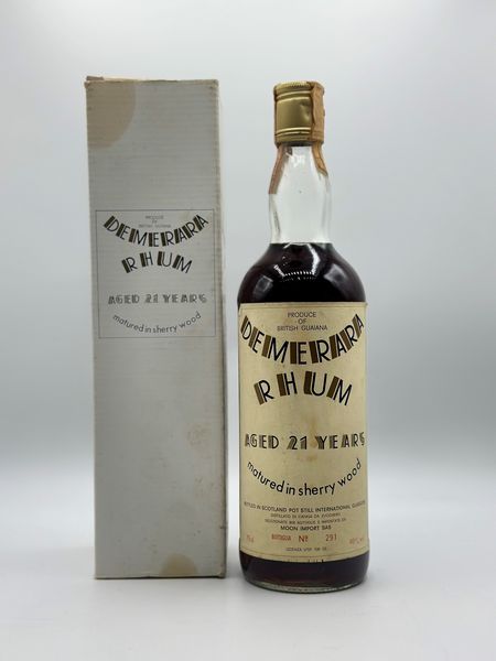 Demerara Rum 21 Years  - Asta Whisky & Whiskey and other Fine Spirits - Associazione Nazionale - Case d'Asta italiane